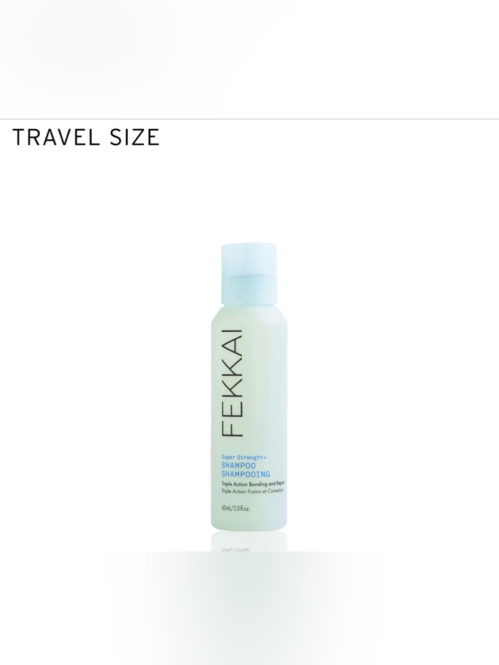 ⚠️ 5/25: Fekkai Super Strength Shampoo Travel Size
